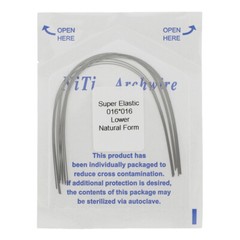 Dental Orthodontic NiTi Arch Wire Round Rectangular Archwire Ovoid Natural Form