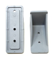 25 Pack Light Grey MINI Roof Guard Snow Sliding Ice Snow Stop Plastic