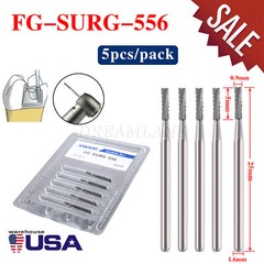 Dental Surgical Bur Long 557L 558 556 Carbide Burr 25mm High Speed DL