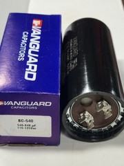 BC-540 Vanguard 110-125Vac Start Capacitor, 540-648 uF