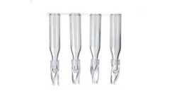 (100/Pk) IBIS 250uL Glass Polyspring Bottom Vial Inserts 29x6mm 4052-629