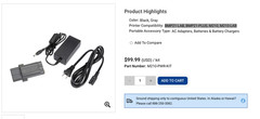 Brady ac adapter battery charger BMP21, BMP21-LAB, BMP21-PLUS, M210, M210-LAB