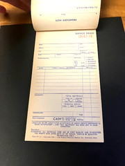 Vintage New England Business Services Duplicate Cash Receipt Book Carbon Paper
