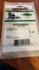 NTE 1W ZENER DIODE SELECT VOLTAGE FROM MENU