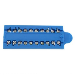 Dental Orthodontic Metal Bracket Braces Roth MBT 018 022 345 Hooks MIM Mini Twin
