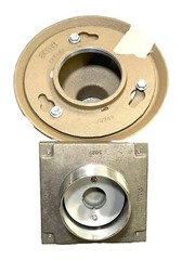 SMITH FLOOR DRAIN CAST IRON NIKEL BRONZE 3″ 09212JS54-1