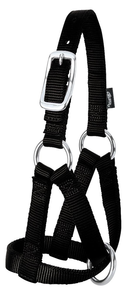Weaver Leather LivestockWeaver Leather Livestock Goat Halter, Black, 3/4″ Large