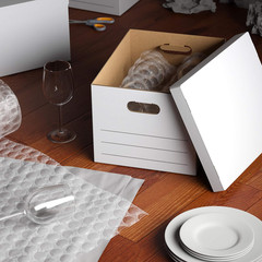 Storage/Filing Boxes with Lift-Off Lid, Letter/Legal Size, Collapsible, Tape-Fre