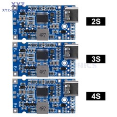 2S 3S 4S BMS 4.5V-15V 18W 2A Li Li-ion Battery Charging Module Type-C USB