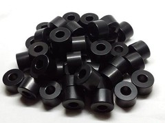 Aluminum Spacer Black 5/8″ OD x 1/4″ ID x Choose Your Length, Round Spacer Un…