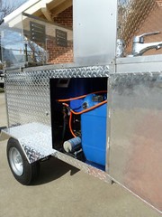 Mobile Hot Dog Cart Trailer Concession Food Vending Stand Kiosk Vendor Hotdog