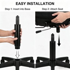 8.5 Inches-10.9 Inches Office Chair Cylinder Parts, 2,4in Stroke,Heavy Duty 1…