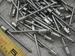 POP Rivet SK42BS Countersunk Head Rivets 1/8″ x .275″ Steel Lot of 100 #5688