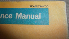 KOMATSU GD705A-3 MOTOR GRADER OPERATION & MAINTENANCE MANUAL BOOK S/N 30001-UP