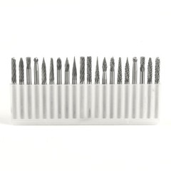 20 Pcs/set Dental Tungsten Carbide Cutter Rotary For Dremel 3*3mm Tool Drill Bit