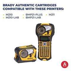 Brady M21-375-595-BL BMP21 Tape B- 595 Indoor/Outdoor Vinyl Film Size: 3/8″ x