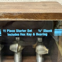 Amana Tool AMS-211 11-piece Carbide-tipped Router Bit Set GPC