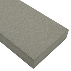 BuyPlastic Tangent Poly Lumber – Light Gray, 2×6 (1.5″ x 5.5″), 72″ L