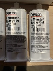 TAH Plus Epoxy Gun W 2 Plungers-36 Epoxy Tips-5 50 ML Epoxy Cartridges Over 250$