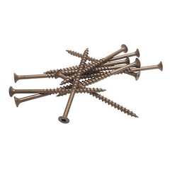 #8 x 3″ Deck Screws | Square Drive | Bugle Head | Brown Ruspert | 250pcs Box