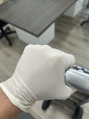 2800WL White Latex 5 mil Disposable Latex Glove 1000/CS