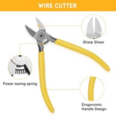 RJ45 Crimp Tool Kit for Cat5 Cat5e Cat6 Modular Plugs Connectors, RJ-11, 6P/R…