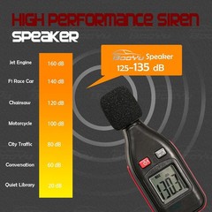 Waterproof 200 Watt Siren Horn Speaker – Ideal for Emergency Vehicles