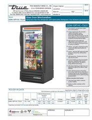 True manufacturing Swing Door Pass – Thru Refrigerator with Hydrocarbon Standard
