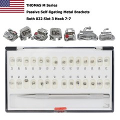 Dental Orthodontic Self Ligating Brackets Damon Q Clear Ceramic Metal Roth MBT