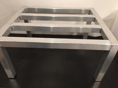 Channel ADE2024 24” L X 20” W X 12” H Aluminum Dunnage Rack
