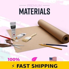 Bryco Goods Large Brown Kraft Paper Roll 36″ x 1200″