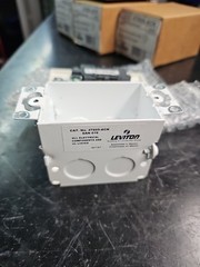 Leviton 47605-ACn J-Box Surge Protective Kit Duplex Grey Receptacle New In Box