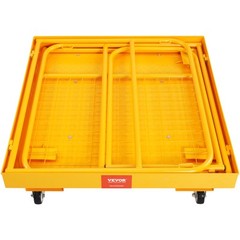 VEVOR Forklift Safety Cage Work Platform 36×36 in 1200lbs with Wheels for Aerial