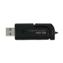 Kingston 8GB DataTraveler 100 G2 DT100G2/8GBZ USB 2.0 Flash Drive, Black