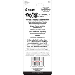 Pilot Frixion Clicker Erasable Gel Pens, Extra Fine Point, Black Ink, 3 Count