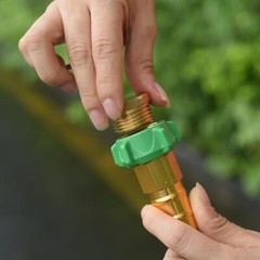 Brass 3/4″ GHT Garden Hose End Cap,3/4″ 2male,