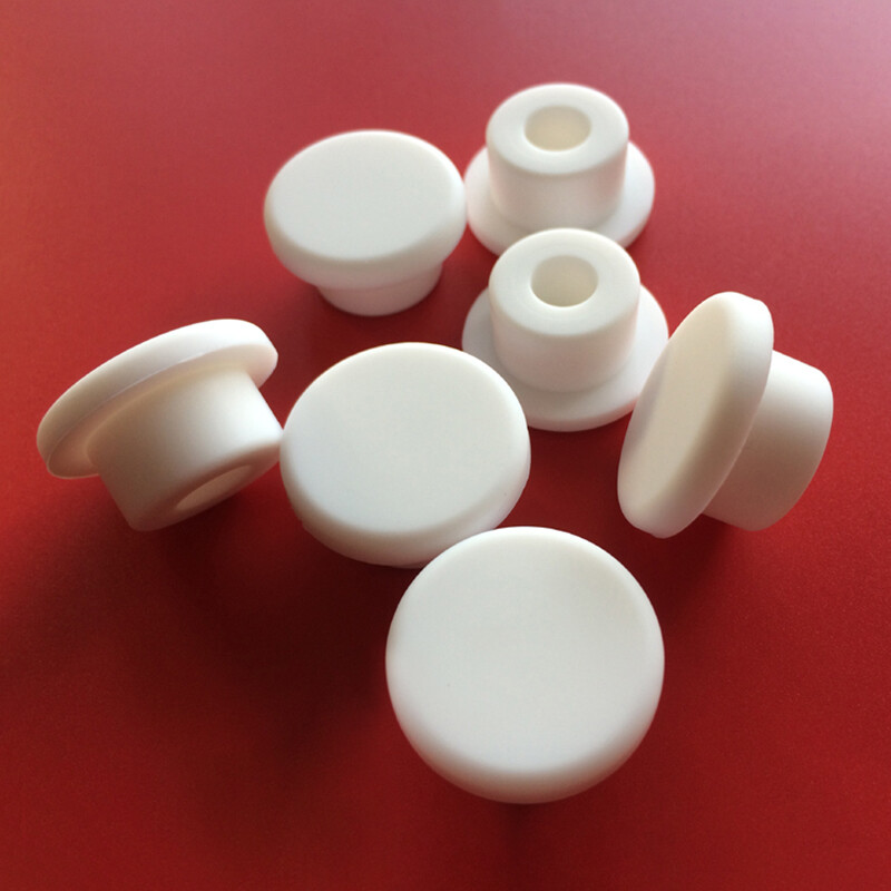 White Round Hole Plug Silicone Rubber Blanking End Caps Seal Bung 6.8~48.5mm