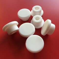 White Round Hole Plug Silicone Rubber Blanking End Caps Seal Bung 6.8~48.5mm