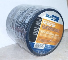 Shurtape PW 100 Moisture Resistant 4″ x 33.3 Yds PVC Pipe Resistant Tape