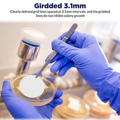 MCE Membrane Filter,Sterile,Black Grid, 47 mm,0.45µm,100-4000pcs,Lab Disc Filter