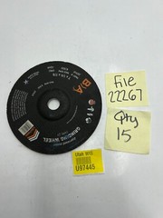 (QTY 15)Bullard Depressed Center Grinding Wheels Type 27 (7 x 1/4 x 7/8) 20769