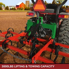 3 Pt Quick Hitch Adapter For Category 1 & 2 W/ Adjustable Bolt Tractor Green US