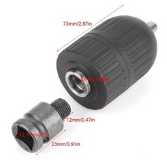 Keyless Drill Chuck 1/2″ 2-13mm 1/2-20UNF Hammer drill Power Tools 630604