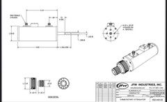 JFW 50DR-077, DC-2000MHz, 90dB x 1dB, SMA Rotary Manual Adjustable Attenuator,