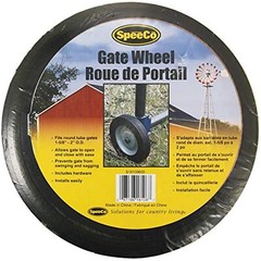 SpeeCo Farmex S16100600-GL161006 Gate Wheel; Helps to prevents gate sagging;