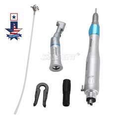NSK Style Dental Slow Low Speed Handpiece Straight Contra Angle Air Motor 4Hole