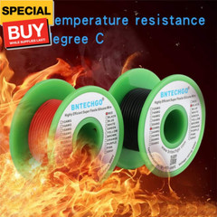 22 Gauge Silicone Wire Spool red 50ft and Black 50ft Flexible 22 AWG Stranded Ti