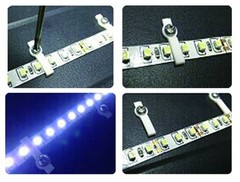 SpiritLED 100 Lots Strip Light Mounting Bracket Fixing Clip-One Side Fixing,S…