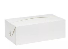 Inno-Pak Dinner Box 9″x5″x3″ White Recyclable & Compostable – Case of 400