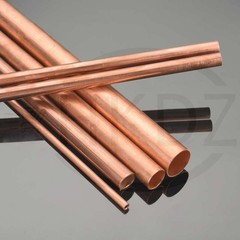 Copper Round Tube O.D Ø1mm 1.5mm 2mm 3mm 4mm 5mm 6mm 7mm 8mm -60mm Lengths 500mm